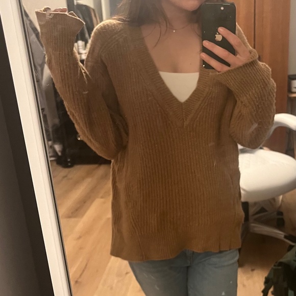 Rag & Bone Cashmere Sweater Brown XS - Picture 1 of 2